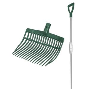 va00408-green-fourche-arrondie-plus-manche-telescopique-en-aluminium-v-plast-vert-tu