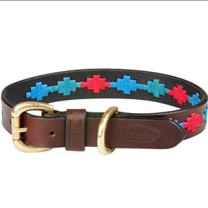 1001699028-collier-pour-chien-en-cuir-weatherbeeta-polo-beaufort-brown-emerald-pink-bl