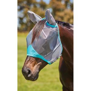 1006939010-masque-anti-mouches-pour-cheval-avec-protege-oreilles-weatherbeeta-comfitec-deluxe-fine-grey-turquoise