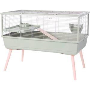 205662ver-cage-pour-petits-rongeurs-avec-bac-a-litiere-zolux-neolife-vert-100-cm