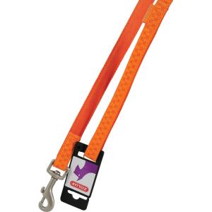 435169ora-laisse-pour-chien-zolux-mac-leather-orange-orange-25-mm
