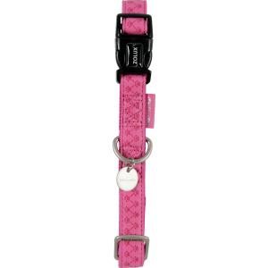 435170fus-collier-reglable-pour-chien-zolux-mac-leather-fuchsia-10-mm