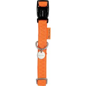 435170ora-collier-reglable-pour-chien-zolux-mac-leather-orange-10-mm