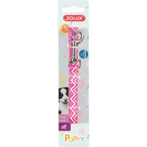 466745ros-laisse-pour-chien-zolux-puppy-pixie-pink-13-mm