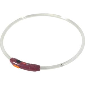 466791rge-collier-pour-chien-lumineux-poils-courts-zolux-bivouak-transparent-rouge-30x60-cm