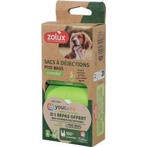 474483-sac-a-dejections-canines-zolux-x4-vert-3x3x6-cm