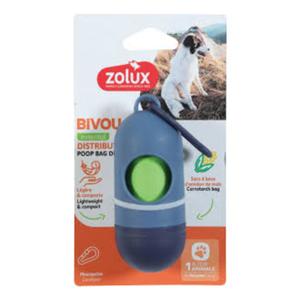 477037ble-distributeur-de-sacs-a-dejections-canines-zolux-bivouak-bleu-14x4x4-cm