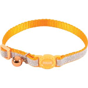 520022ora-collier-nylon-reglable-pour-chat-zolux-shiny-orange-tu
