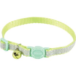 520022ver-collier-nylon-reglable-pour-chat-zolux-shiny-vert-tu